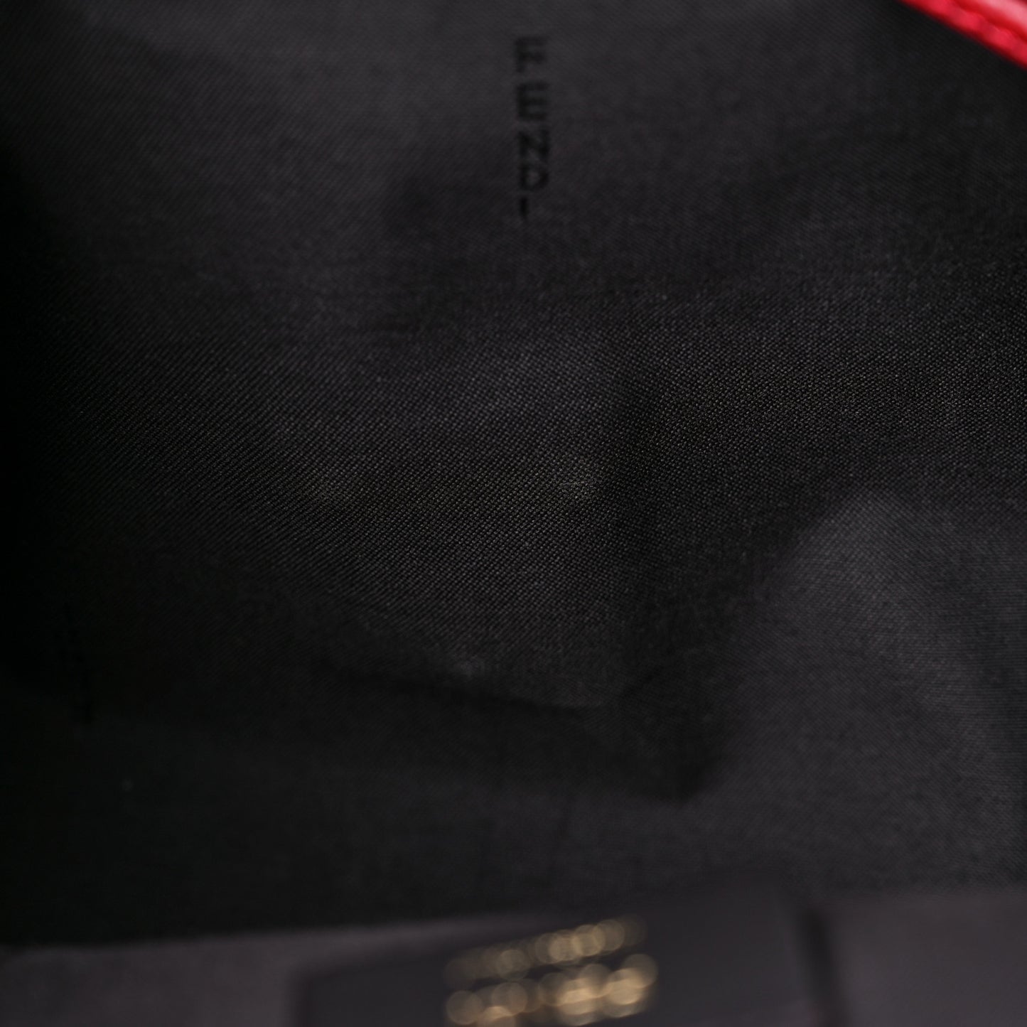 Vitello Cruise Bi-Color FF 1974 Embossed F is Fendi Drawstring Backpack Black Fragola Maya