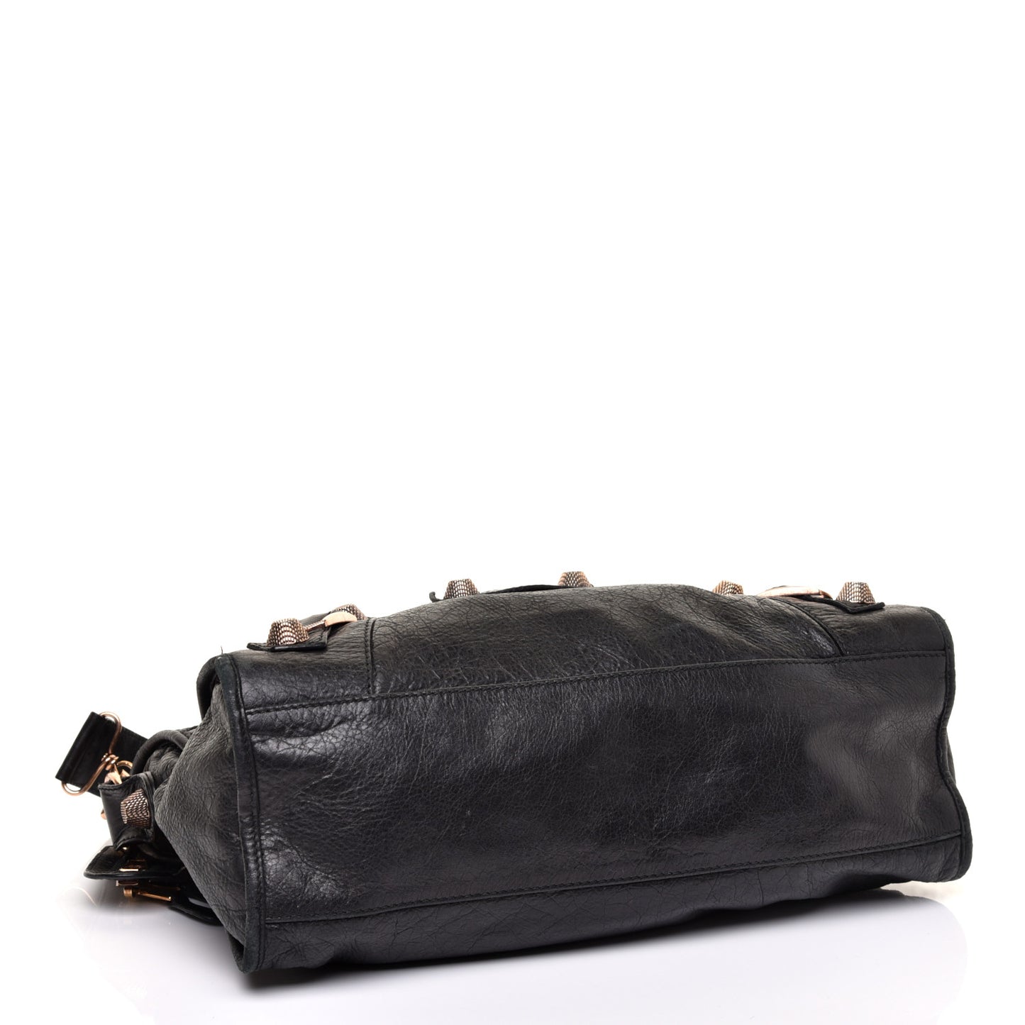 Agneau Giant 21 Rose Gold Hardware City Black
