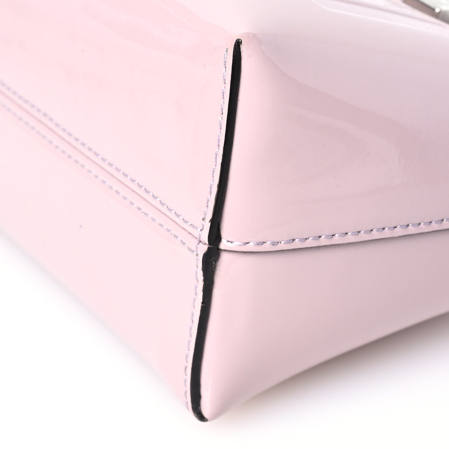 Plexiglass Logo Embossed Mini By The Way Top Handle Boston Bag Soft Berry