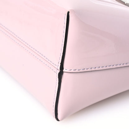 Fendi Plexiglass Logo Embossed Mini By The Way Top Handle Boston Bag Soft Berry 10 of 10