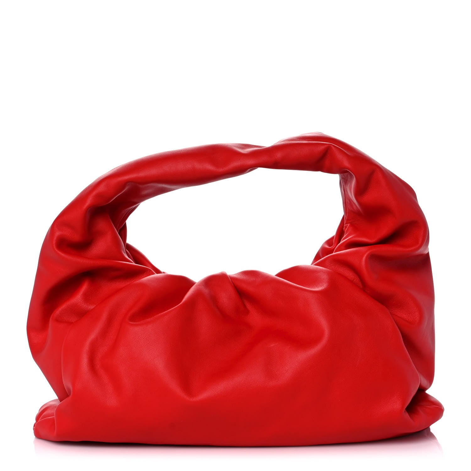 Bottega Veneta Smooth Butter Calfskin Small The Shoulder Pouch Red 1 of 9