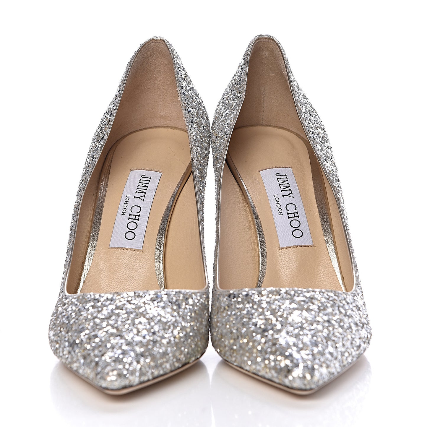 Glitter Pointy Toe Romy 85 Pumps 39 Champagne