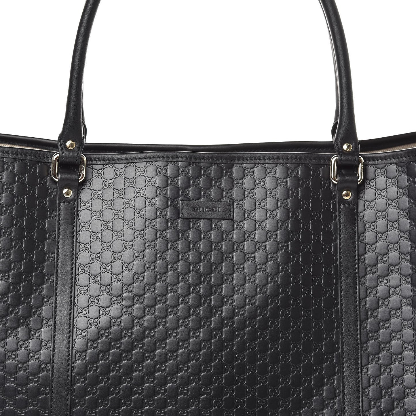 Microguccissima Large Joy Tote Black
