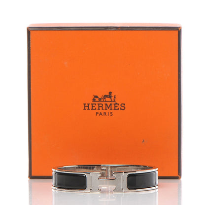 Hermes Enamel Narrow Clic Clac H Bracelet PM Black 5 of 5