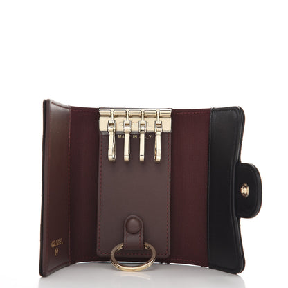 Chanel Lambskin Quilted 4 Key Holder Black 5 of 9