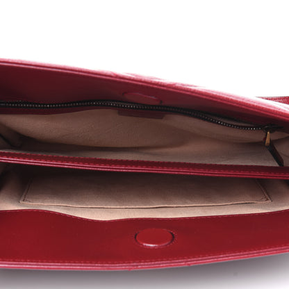Gucci Azalea Calfskin Matelasse Heart Medium GG Marmont Slim Shoulder Bag Romantic Cerise 5 of 12