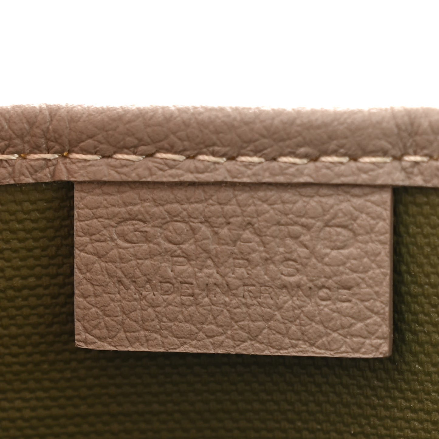 Goyardine Poitiers Tote Grege Khaki