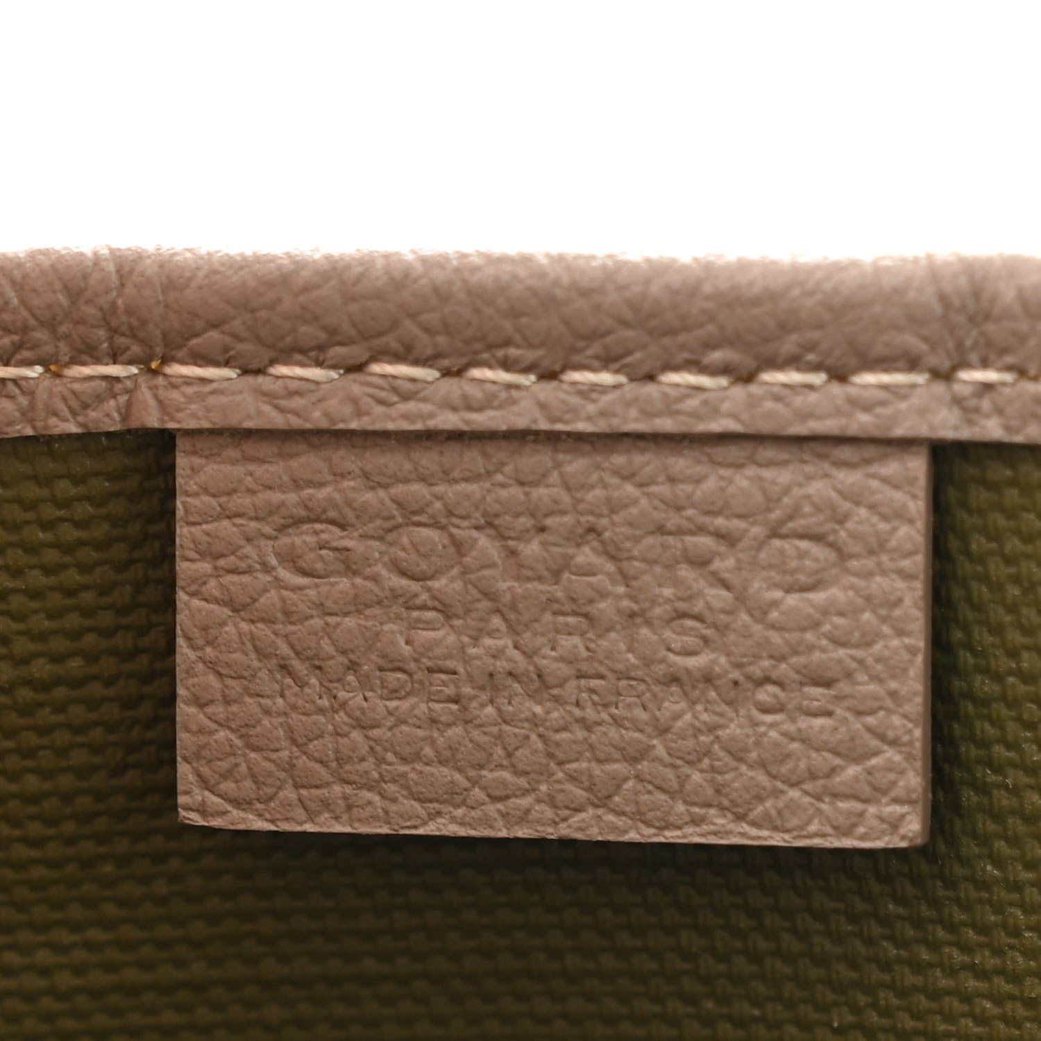 Goyard Goyardine Poitiers Tote Grege Khaki 6 of 12