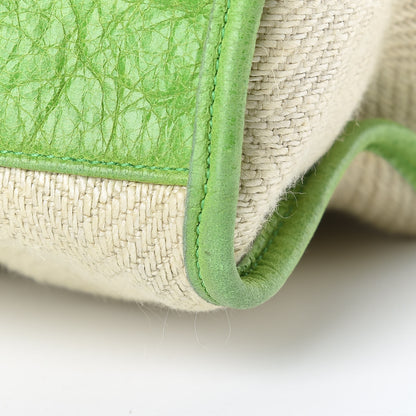 Balenciaga Agneau Linen Classic Hardware City Green 17 of 17