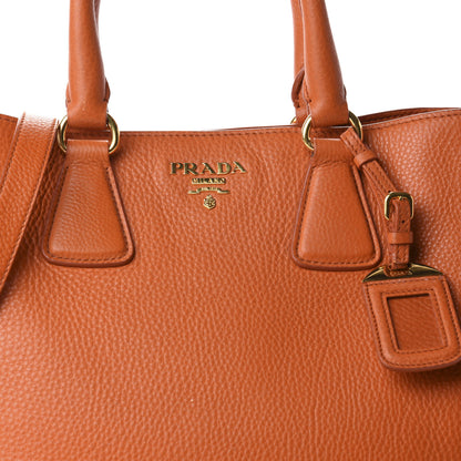 Prada Vitello Daino Tote Papaya 11 of 11