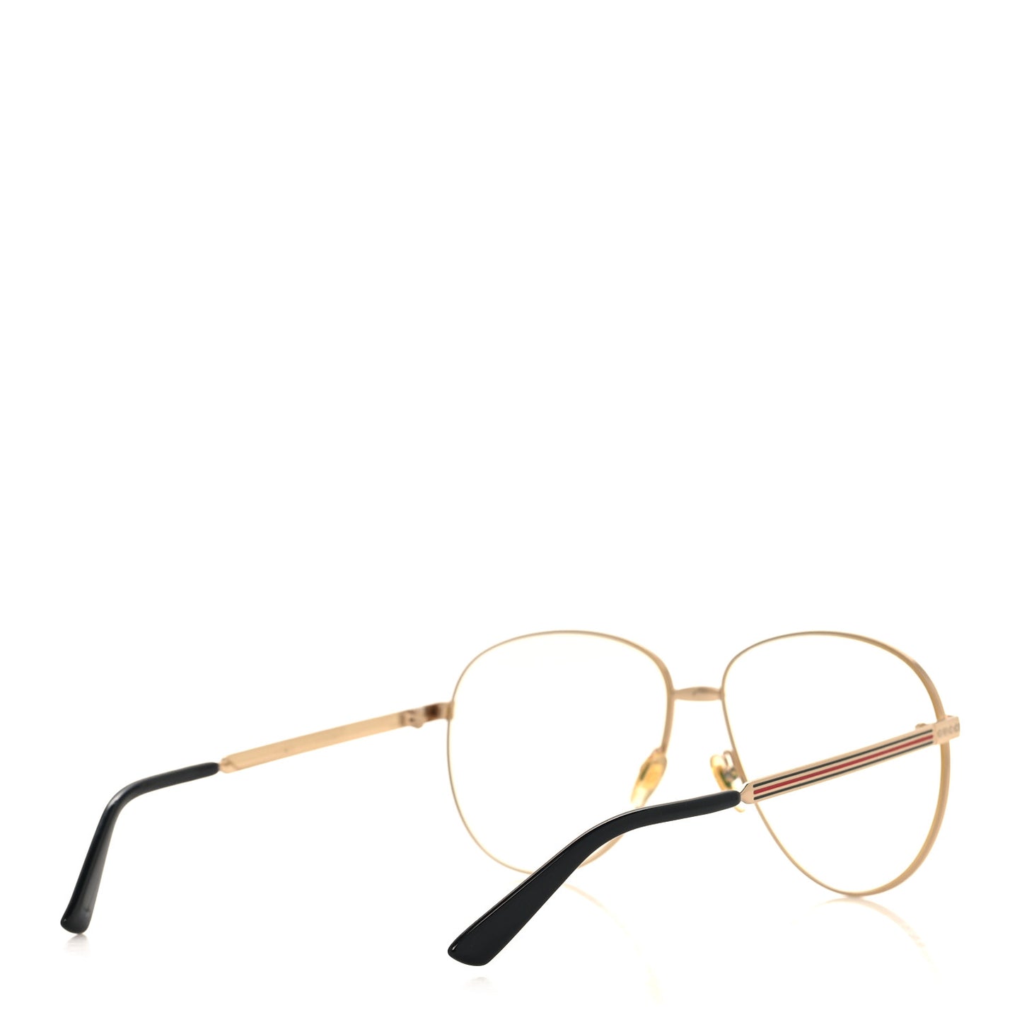 Aviator Eyeglasses GG0138S Gold Black