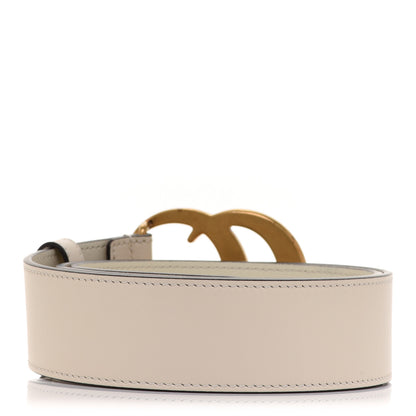 Gucci Calfskin Double G 40mm Belt 80 32 Mystic White 2 of 5