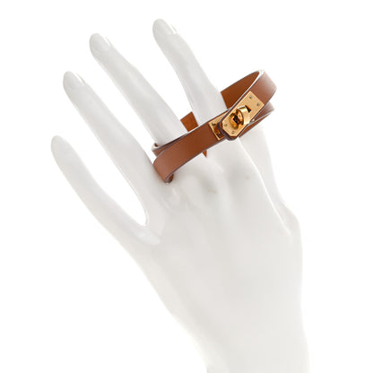 Hermes Swift Kelly Double Tour Bracelet Gold 2 of 7