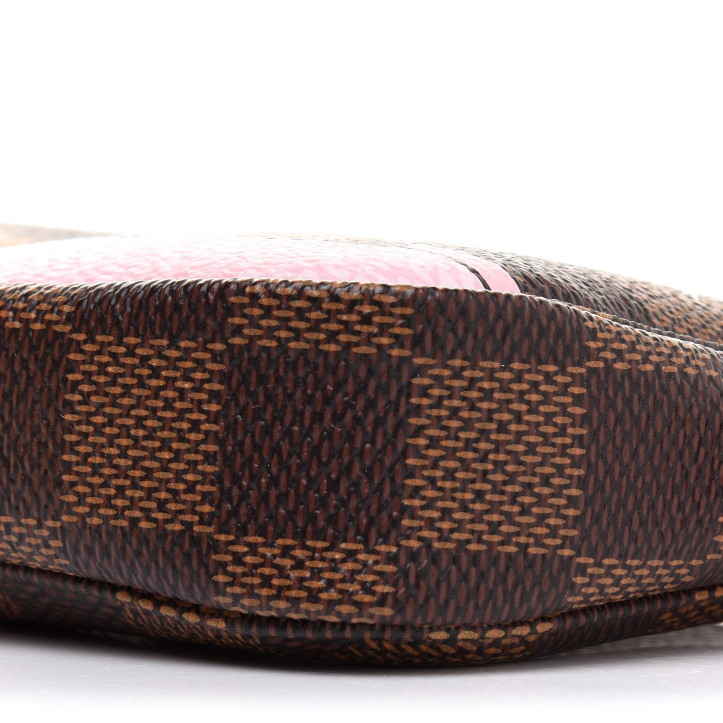 Damier Ebene 2019 Christmas Animation Mini Pochette Accessories Red