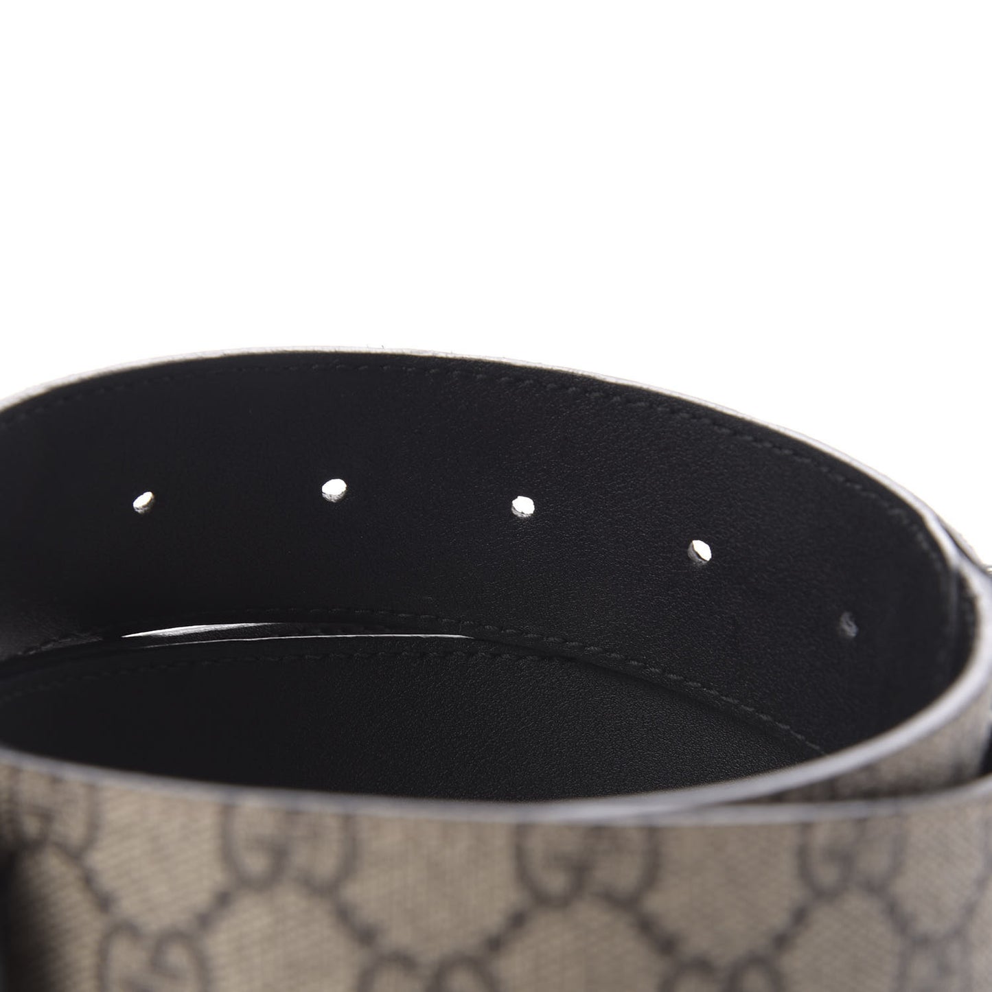 GG Supreme Monogram Suede Dionysus 40mm Belt 90 36 Beige Black