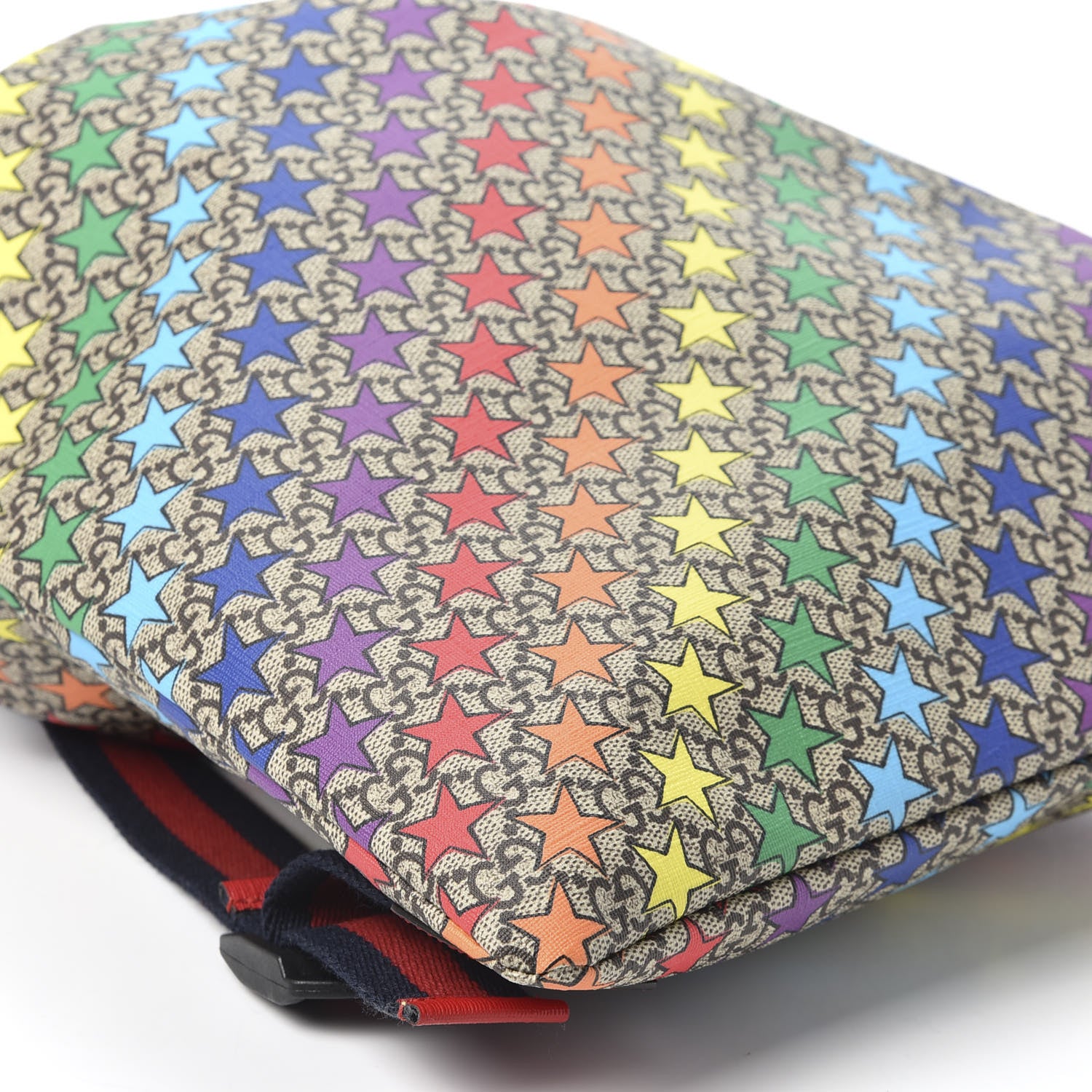Gucci Soft GG Supreme Monogram Star Print Childrens Drawstring Backpack Multicolor 5 of 9