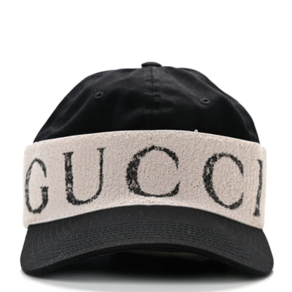 Gucci Gabardine Gucci Headband Baseball Hat M Black 3 of 9