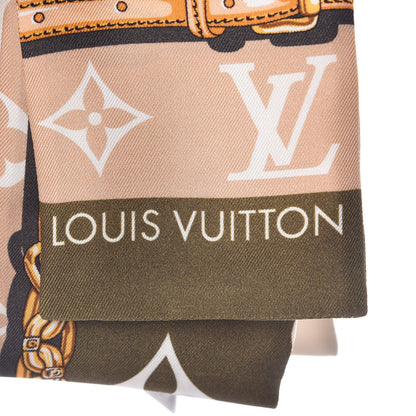 Louis Vuitton Silk Monogram Giant Confidential Bandeau Kaki 3 of 5