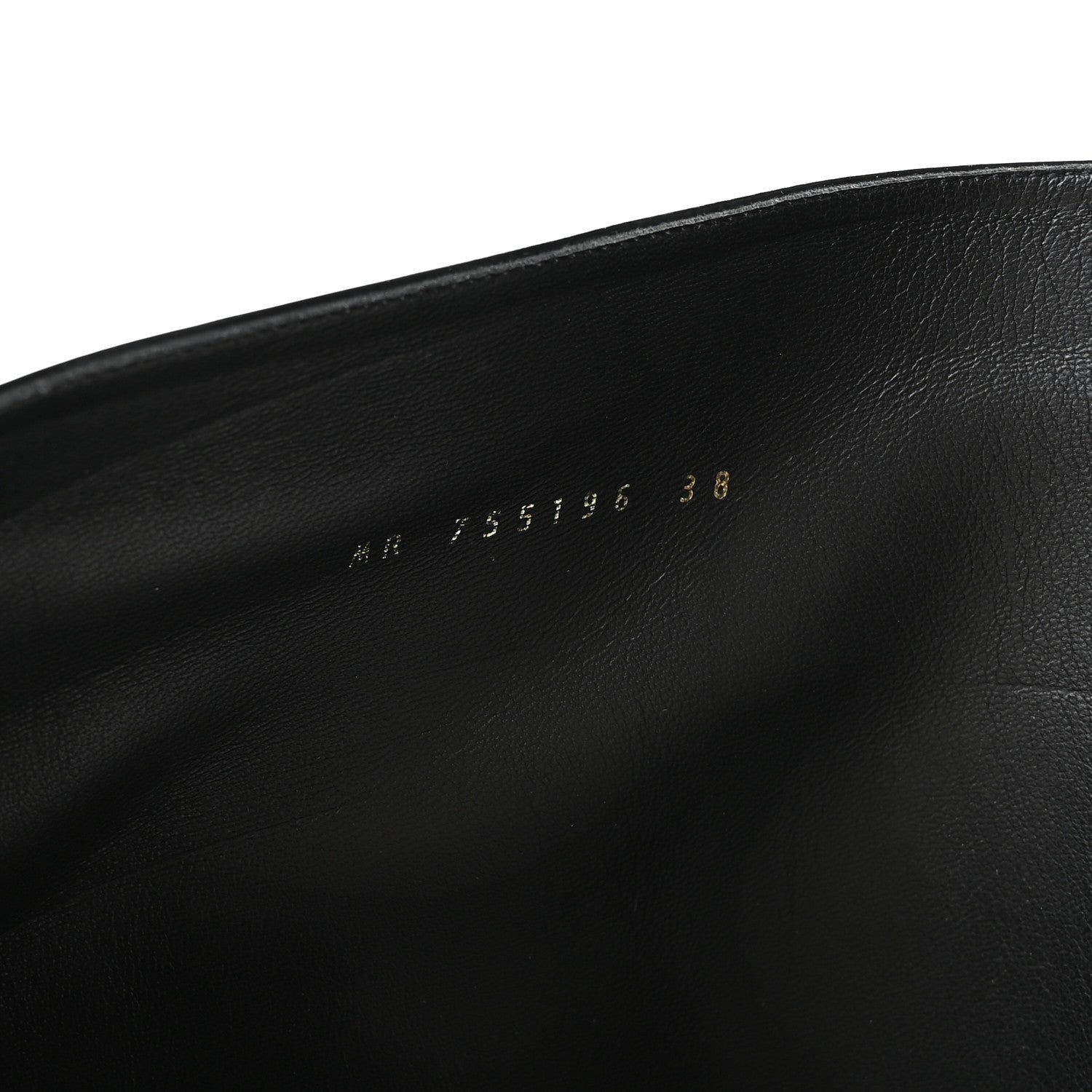 Saint Laurent Glazed Calfskin Auteuil 105mm Zip Boots 38 Black 8 of 9