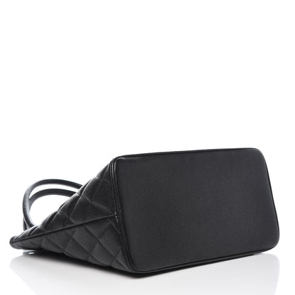 Chanel Caviar Quilted Medallion Tote Black 4 of 10