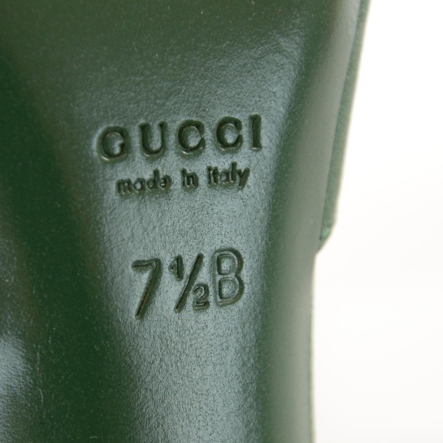 Satin Crystal Horsebit Hollywood Pumps 7.5 Green