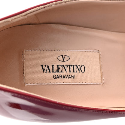 Valentino Garavani Patent Rockstud No Limit 95mm Pumps 38 Red 7 of 8