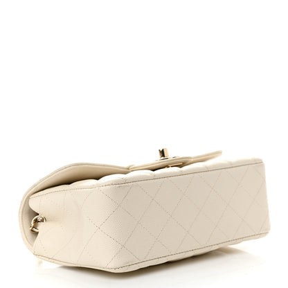 Chanel Caviar Quilted Mini Rectangular Flap White 4 of 13