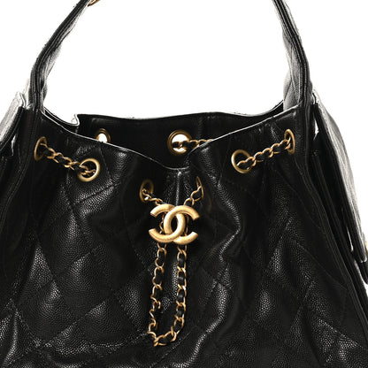 Chanel Caviar Quilted Small Chanel 25 Handbag Black 8 of 11