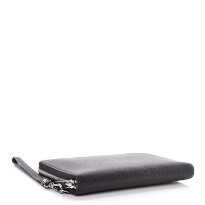 MCM Calfskin Fontanellas Park Avenue Milla Zip Around Wallet Black 4 of 8