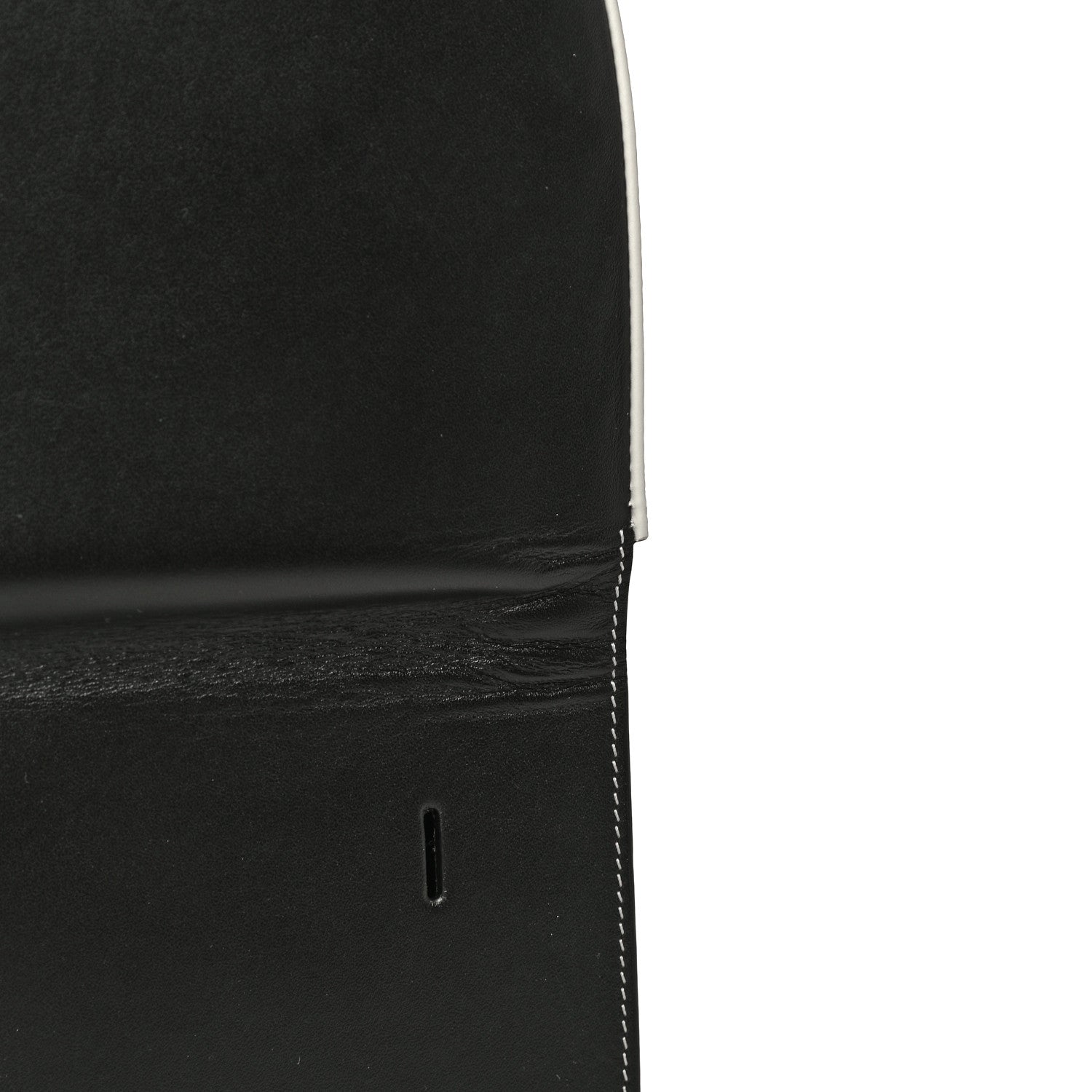 Loewe Soft Calfskin Heel Bag Black Soft White 12 of 13