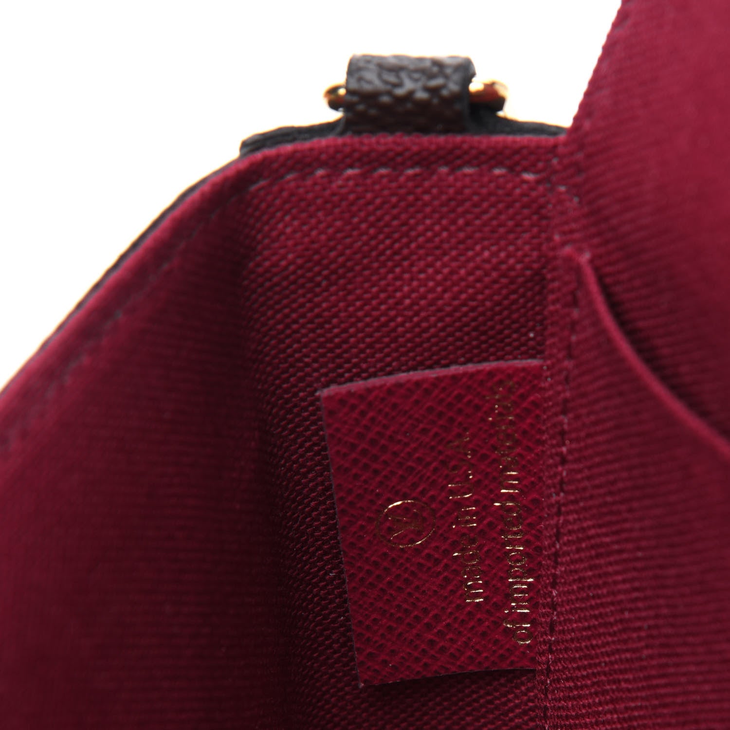 Louis Vuitton Monogram Pochette Felicie Chain Wallet Fuchsia 8 of 11