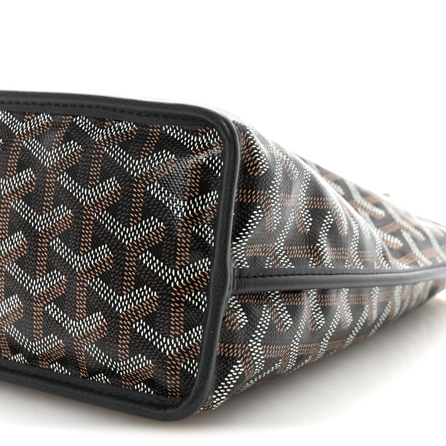 Goyardine Coeur Reversible Mini Anjou Black