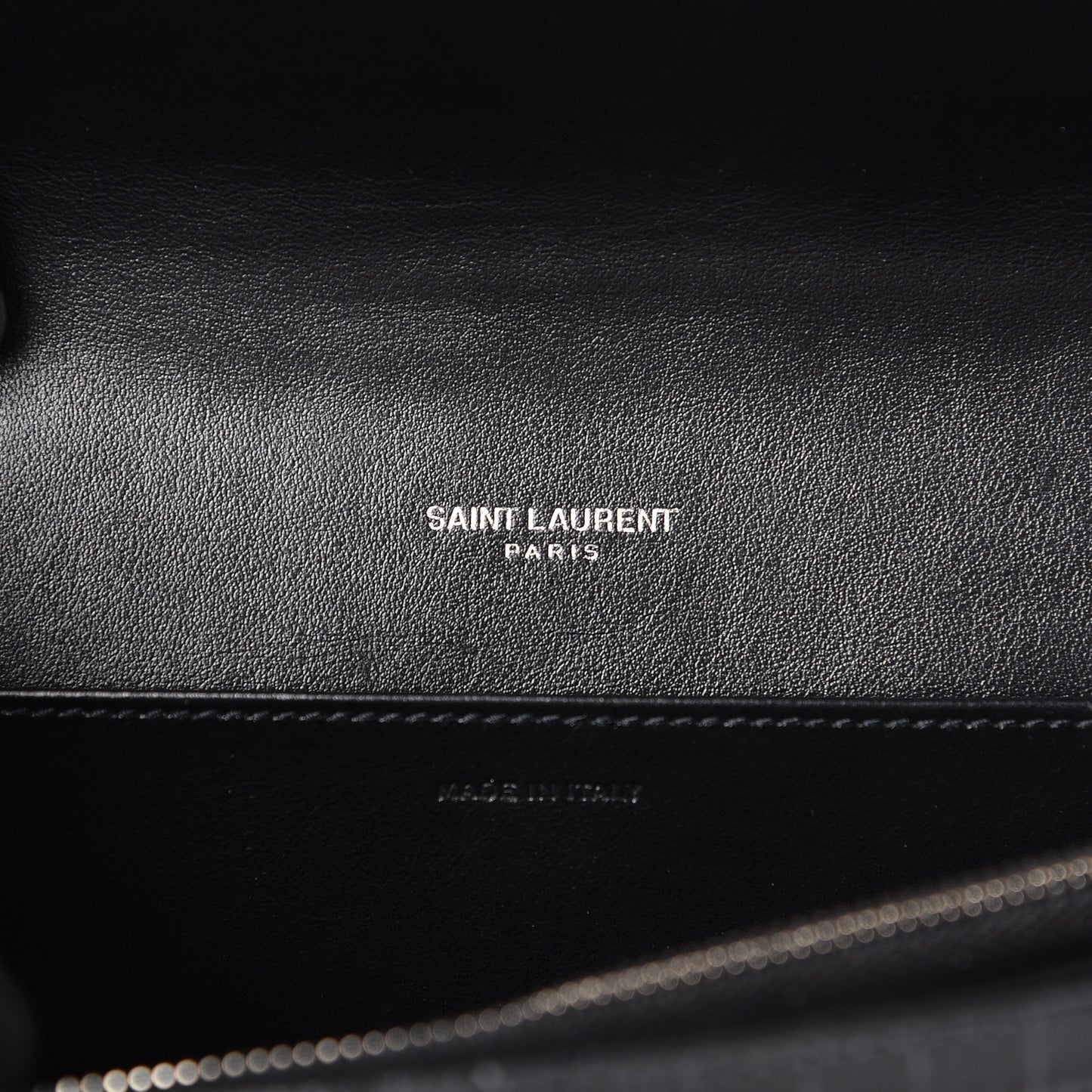 Calfskin Crocodile Embossed Monogram Uptown Crossbody Black