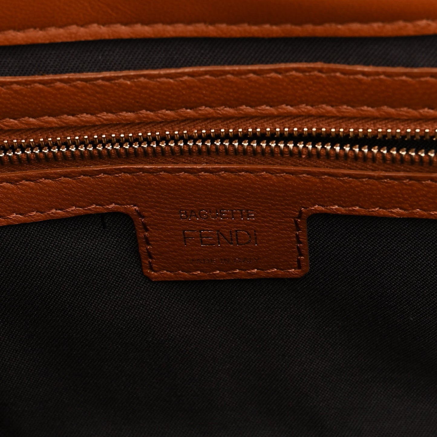Nappa FF 1974 Embossed Baguette Coloniale