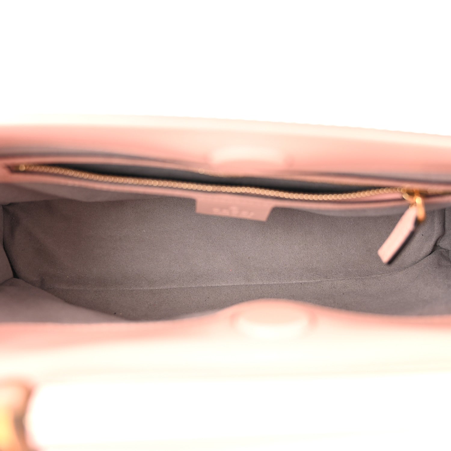 Gucci Nappa Bamboo Web Small Nymphaea Top Handle Bag Perfect Pink Mystic White 5 of 10