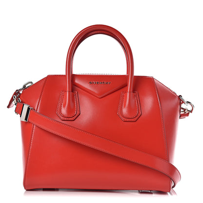 Givenchy Shiny Lord Calfskin Small Antigona Medium Red 1 of 12