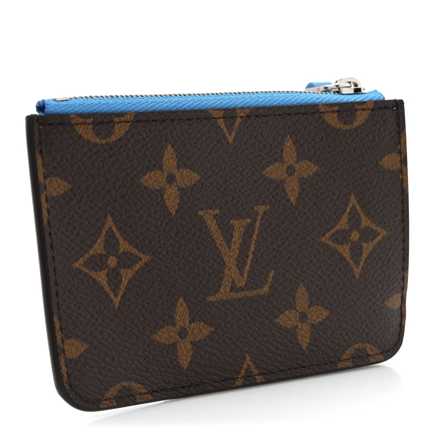 Louis Vuitton Monogram Zipped Romy Card Holder Gaston Blue 3 of 7