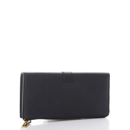 Saint Laurent Calfskin Classic Y Ligne Zip Wallet Black 3 of 7