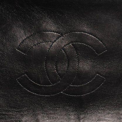Chanel Lambskin Quilted XL Jumbo Flap Black 7 of 10