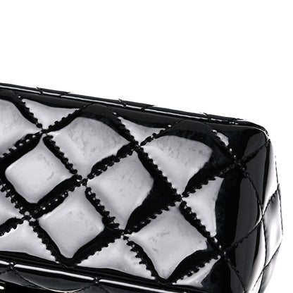 Chanel Patent Calfskin Quilted Mini Rectangular Flap Black 10 of 12