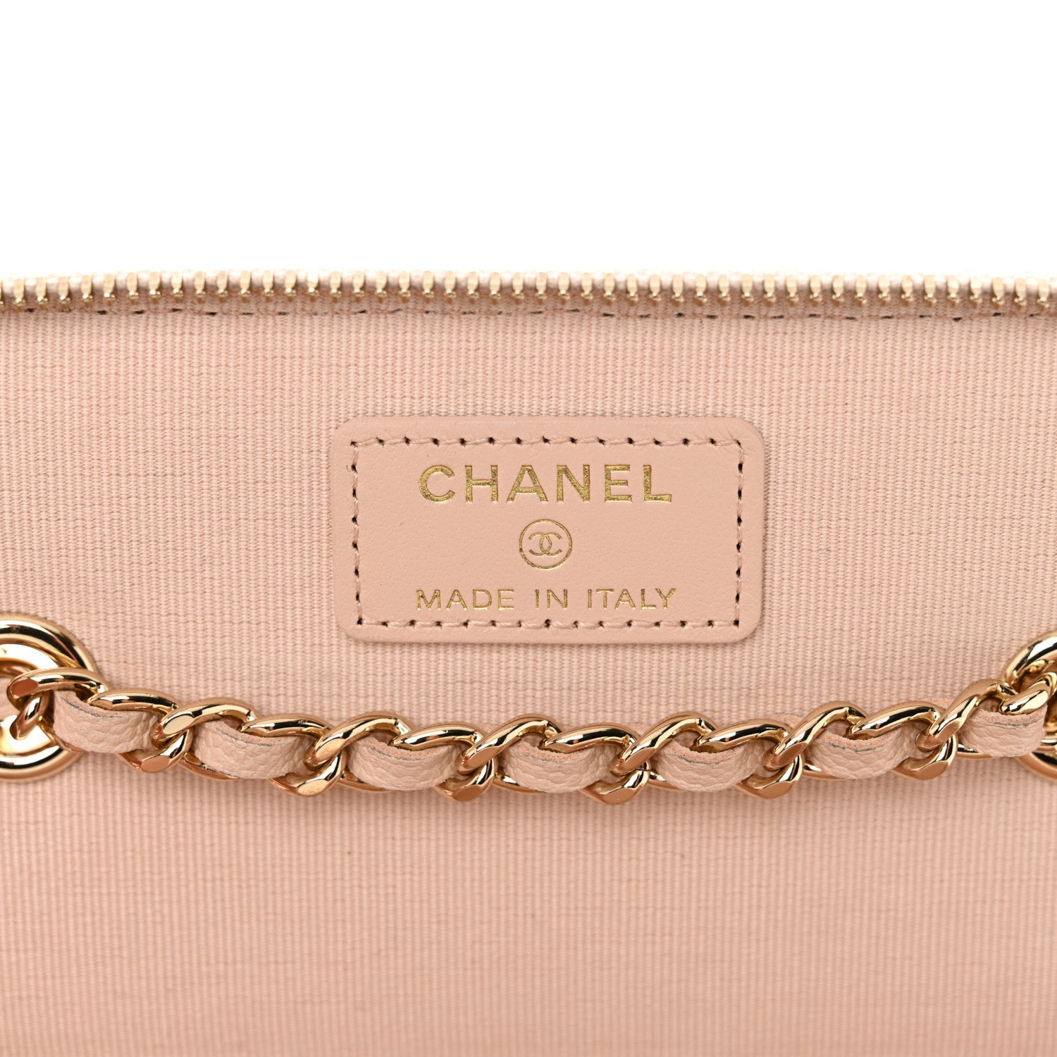 Chanel Caviar Quilted Small Vanity Case With Chain Light Pink 6 of 10