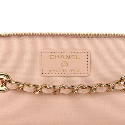 Chanel Caviar Quilted Small Vanity Case With Chain Light Pink 6 of 10