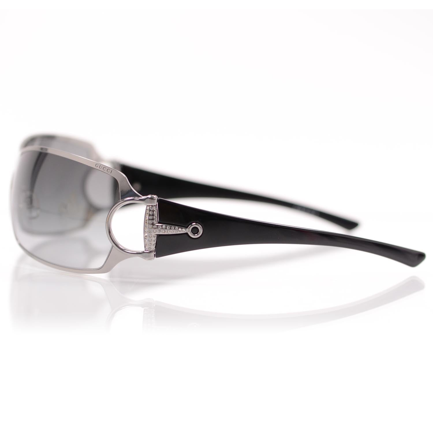 Gucci Strass Horsebit Sunglasses 2740 Black 3 of 7