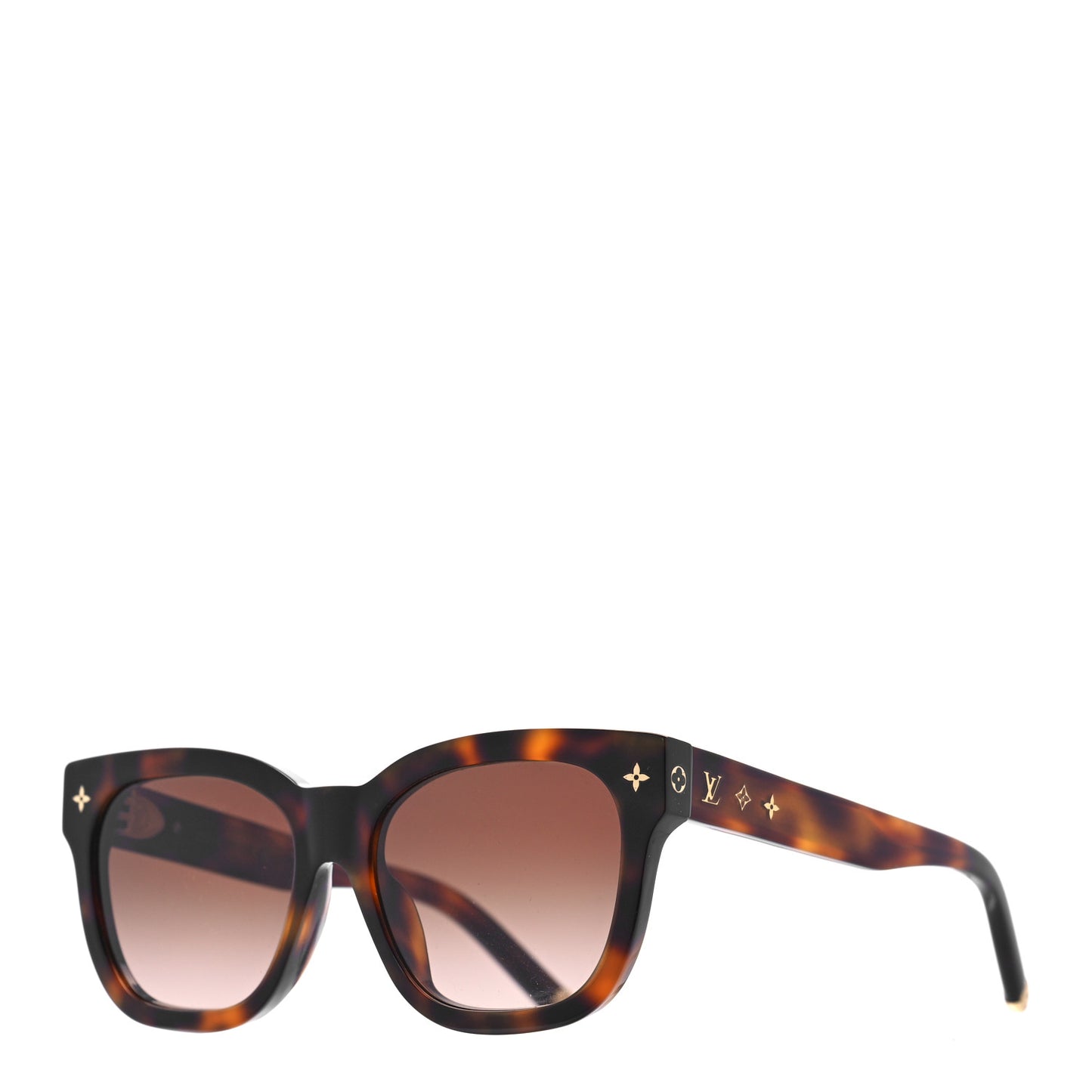 Acetate My Monogram Square Sunglasses Z1524E Dark Tortoise