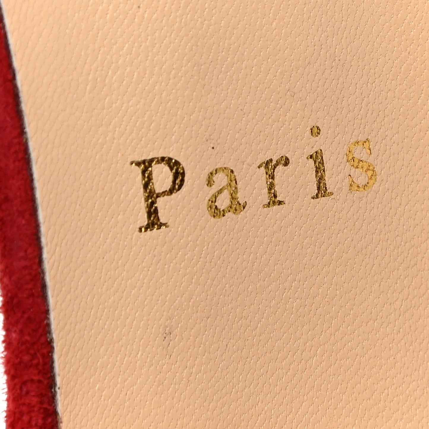 Veau Velours Uptown 100 Pumps 36 Carmin
