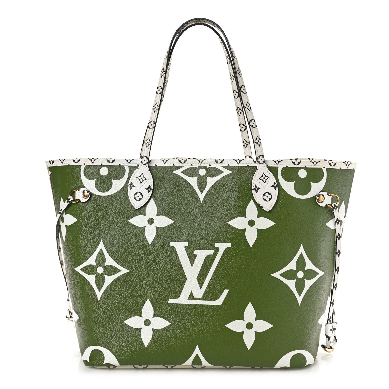 Louis Vuitton Monogram Giant Neverfull MM Kaki 1 of 11