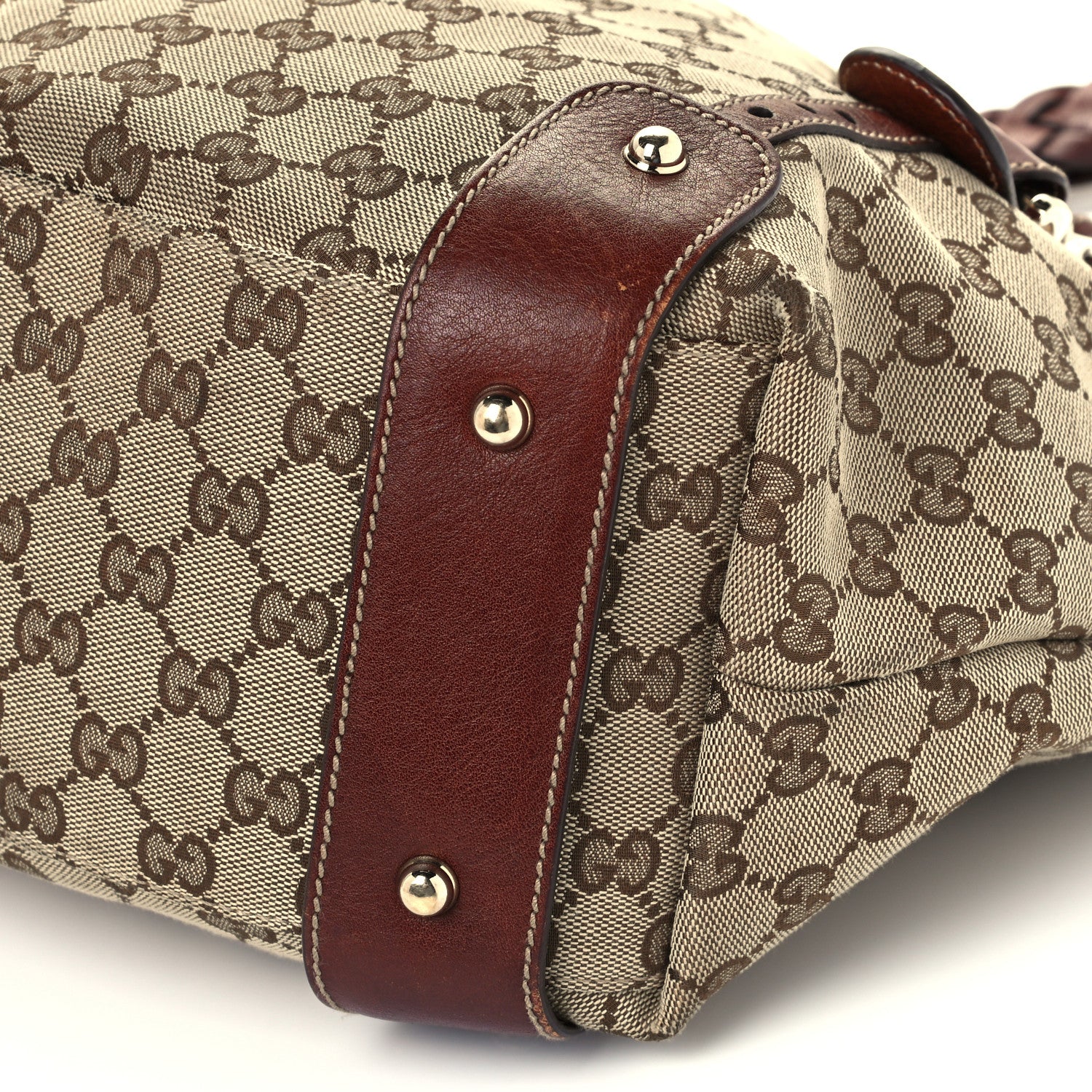 Gucci Monogram Medium Pelham Shoulder Bag Brown 10 of 12