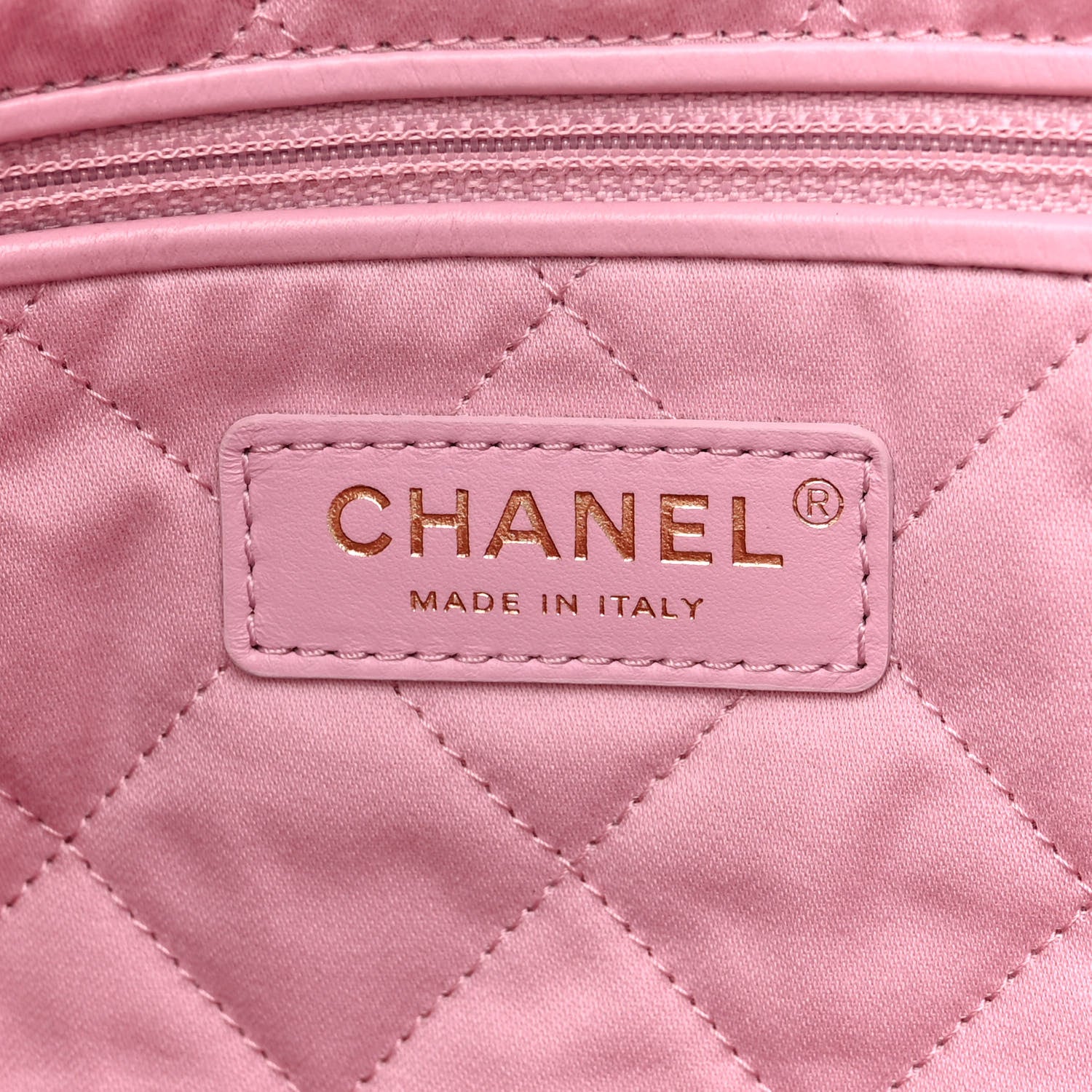 Chanel Shiny Calfskin Quilted Chanel 22 Pink 7 of 12