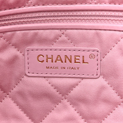 Chanel Shiny Calfskin Quilted Chanel 22 Pink 7 of 12
