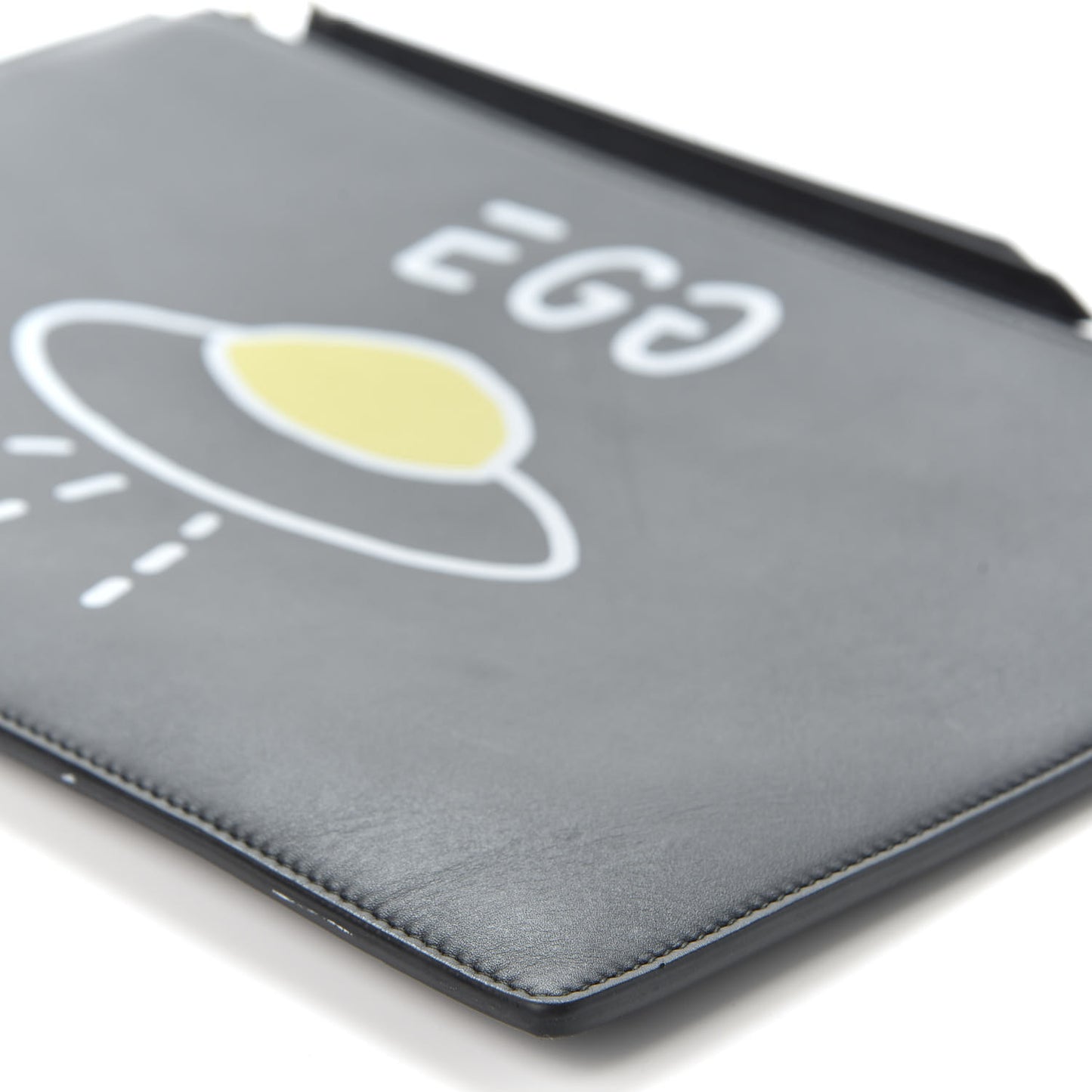 Calfskin Egg Pouch Black